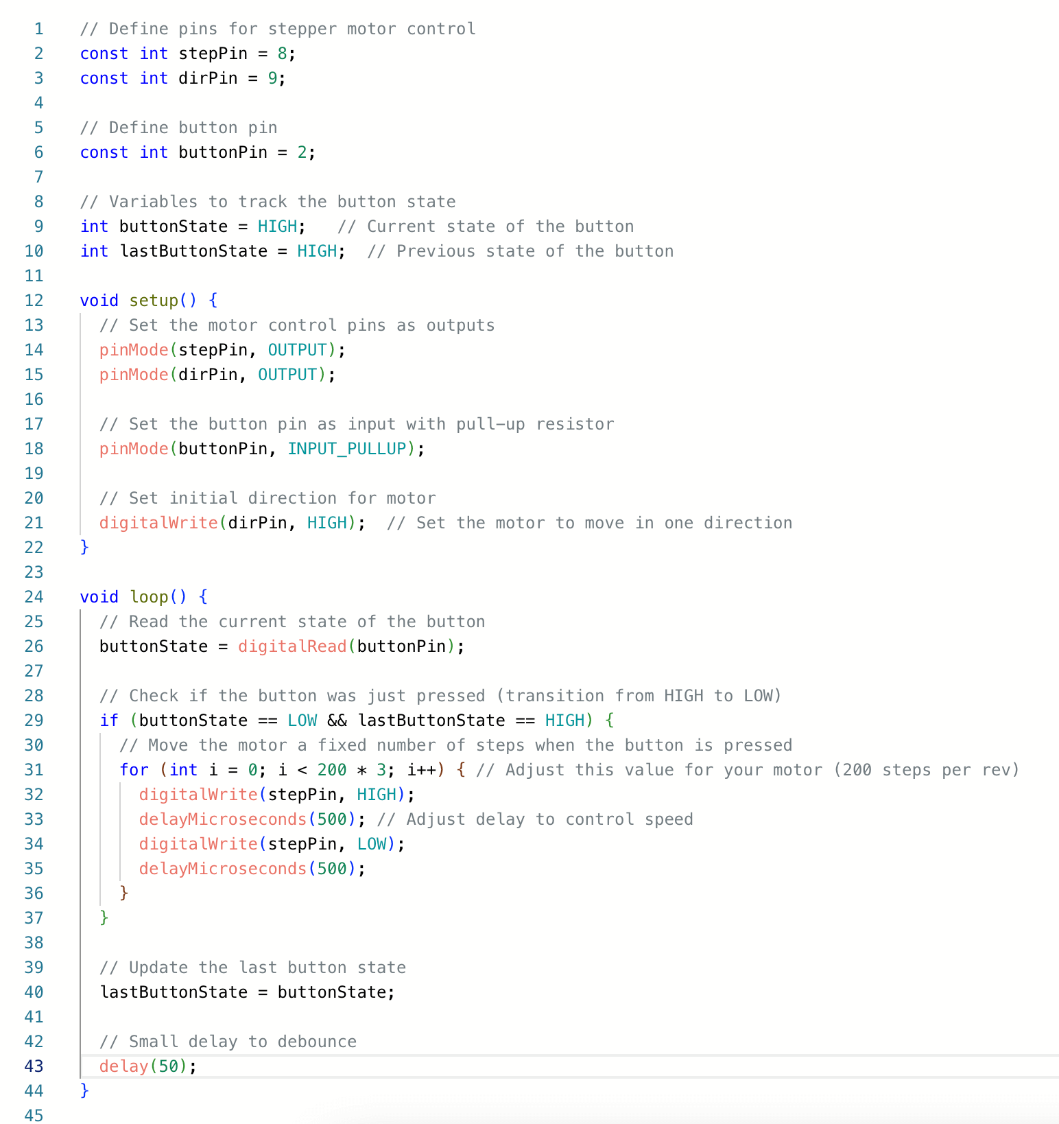 third code